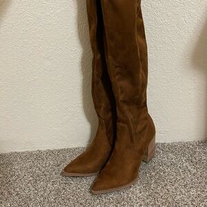 Nine West Suede Knee High Boots